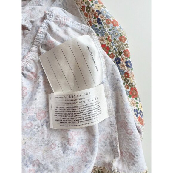 Girls' ARKET Floral Cotton Jersey Relaxed A-Line Tent Dress, Size 6-8Y - Picture 8 of 11